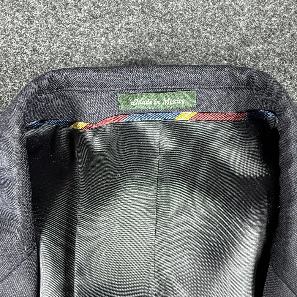 J.Crew Ludlow Slim Fit Navy Blue Wool Blazer 42R Classic Career‎ Structure